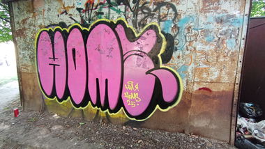 Graffiti Bombing - Photo by Homs (2025)