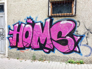 Graffiti Bombing - Photo by Homs - Homs (2017)