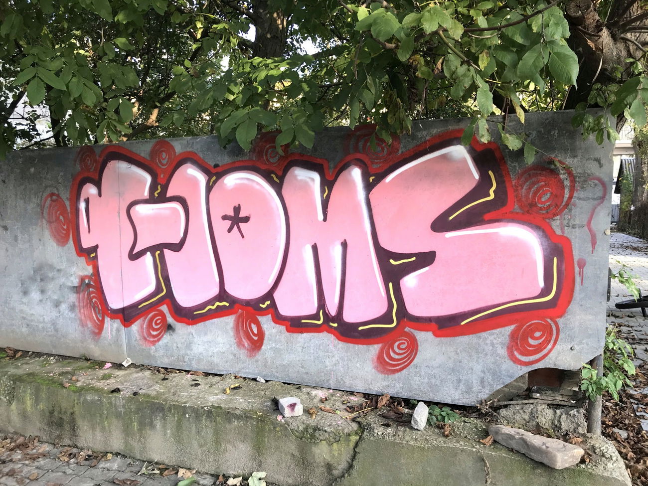 Graffiti Bombing - Photo by Homs - homs