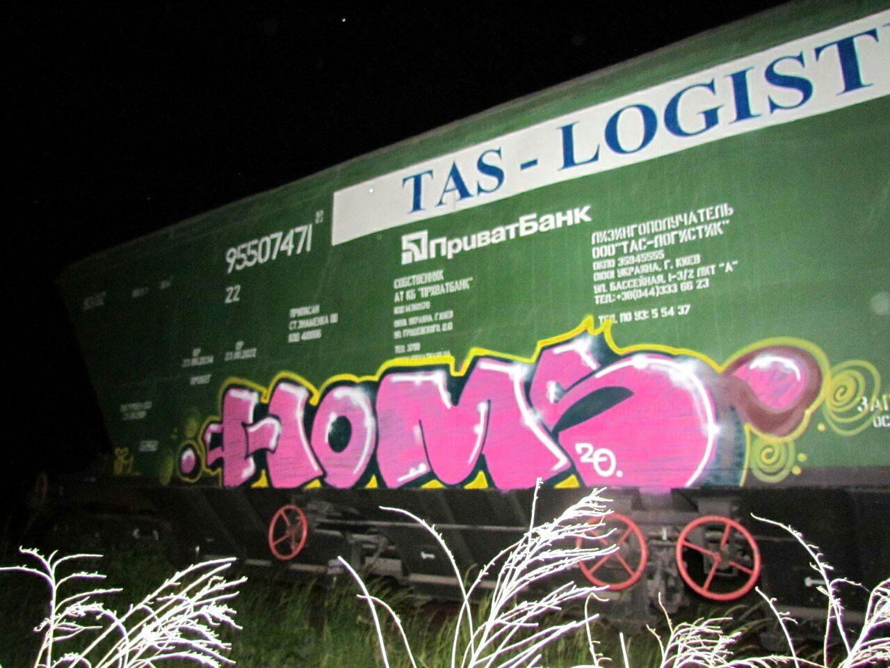 Graffiti Train - Photo by Homs - homs