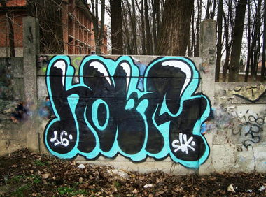 Graffiti Bombing - Photo by Homs - Homs