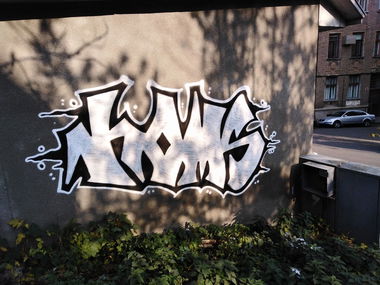 Graffiti Bombing - Photo by Homs - Homs