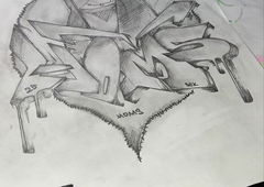 Graffiti Sketch - Photo by Homs (2025)