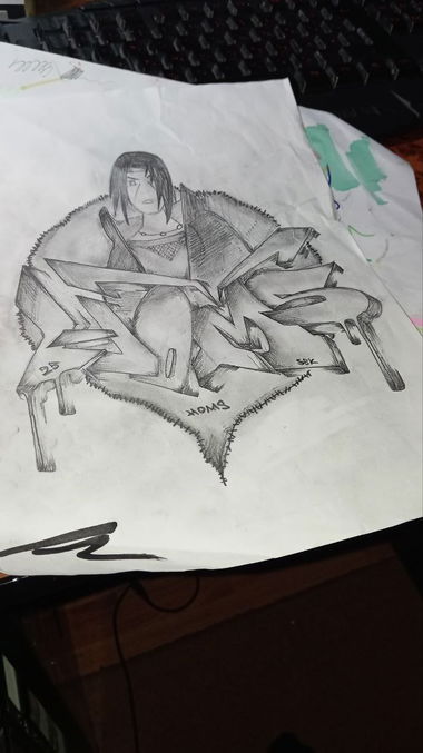 Graffiti Sketch - Photo by Homs (2025)