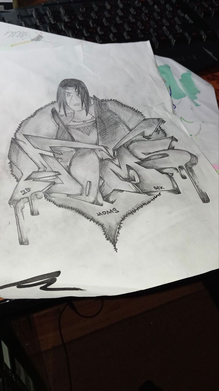 Graffiti Sketch - Photo by Homs (2025)