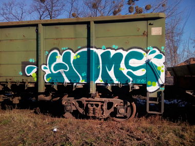 Graffiti Train - Photo by Homs - Homs (2020)