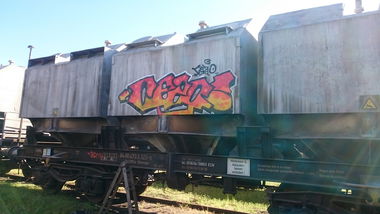 Graffiti Train - Photo by Hopfensmoothie - freight, germany, cezo (2019)