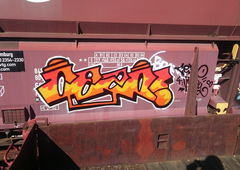 Graffiti Train - Photo by Hopfensmoothie - Freight, Steel, FR8 (2019)