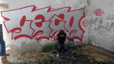 Graffiti Bombing in Zwickau - Photo by Hopfensmoothie - cezo, zwickau, chrome (2016)