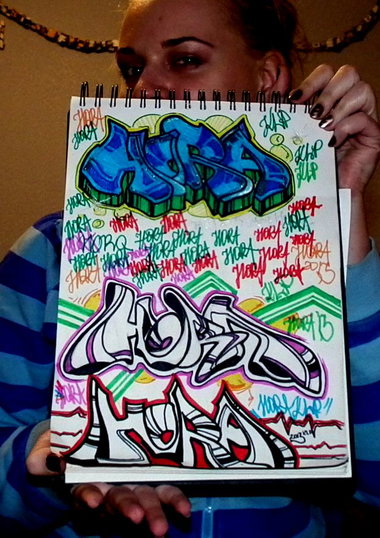 Graffiti Sketch - Photo by Hora