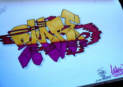 Graffiti Sketch - Photo by Horst3000