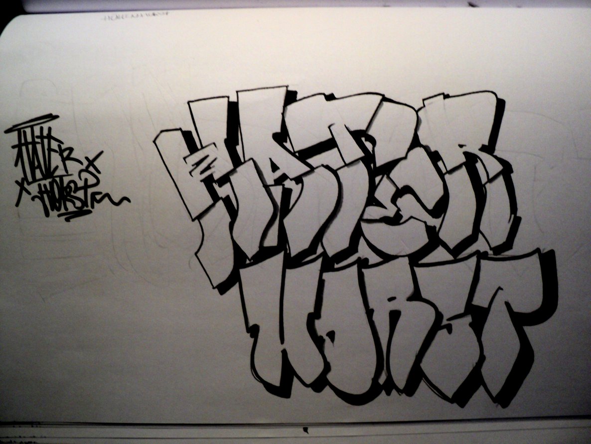 Graffiti Sketch - Photo by Horst3000 - Horst, 3000, Dreitausend (2014)