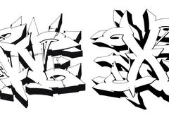 Graffiti Sketch - Photo by Hosh