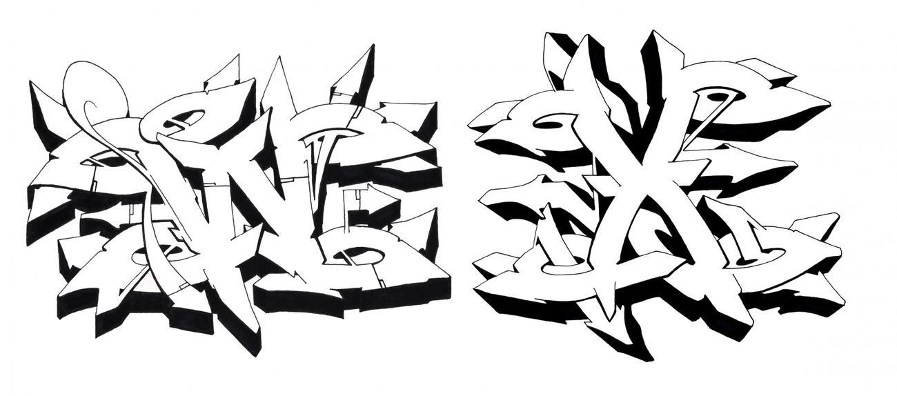 Graffiti Sketch - Photo by Hosh