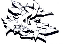 Graffiti Sketch - Photo by Hosh - Graffiti, C (2021)