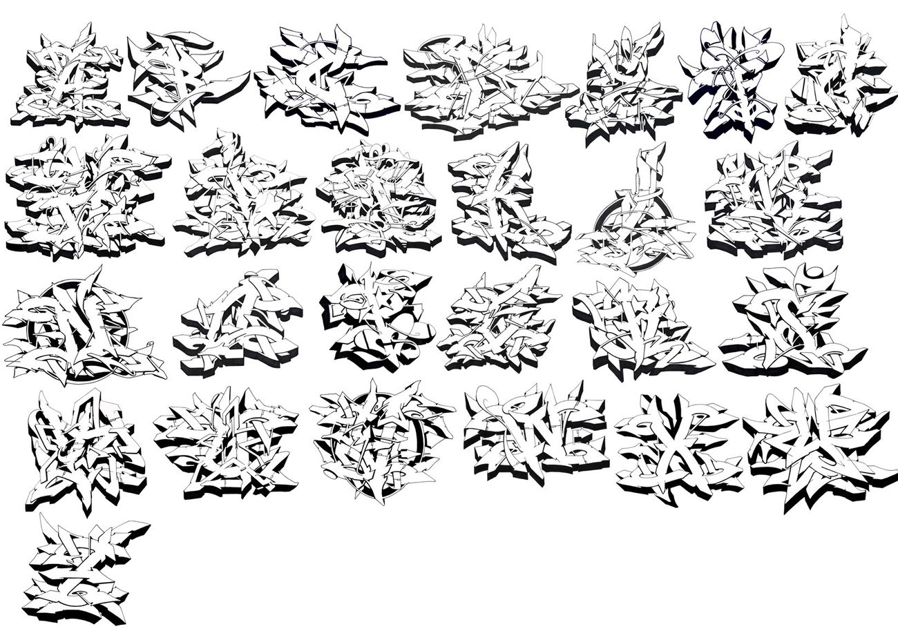 Graffiti Sketch - Photo by Hosh (2022)