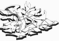 Graffiti Sketch - Photo by Hosh - Graffiti, D (2021)