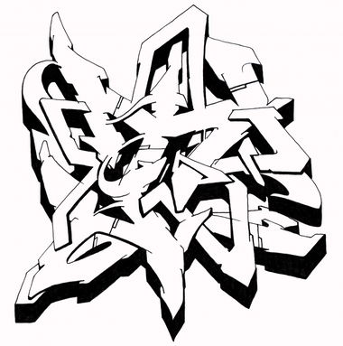 Graffiti Sketch - Photo by Hosh - Graffiti, T (2021)