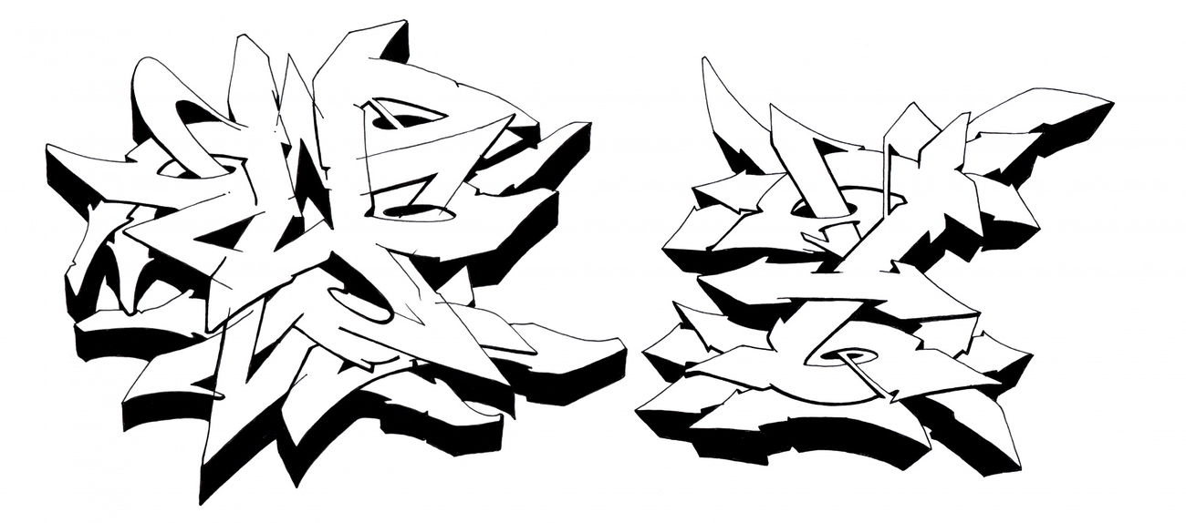 Graffiti Sketch - Photo by Hosh