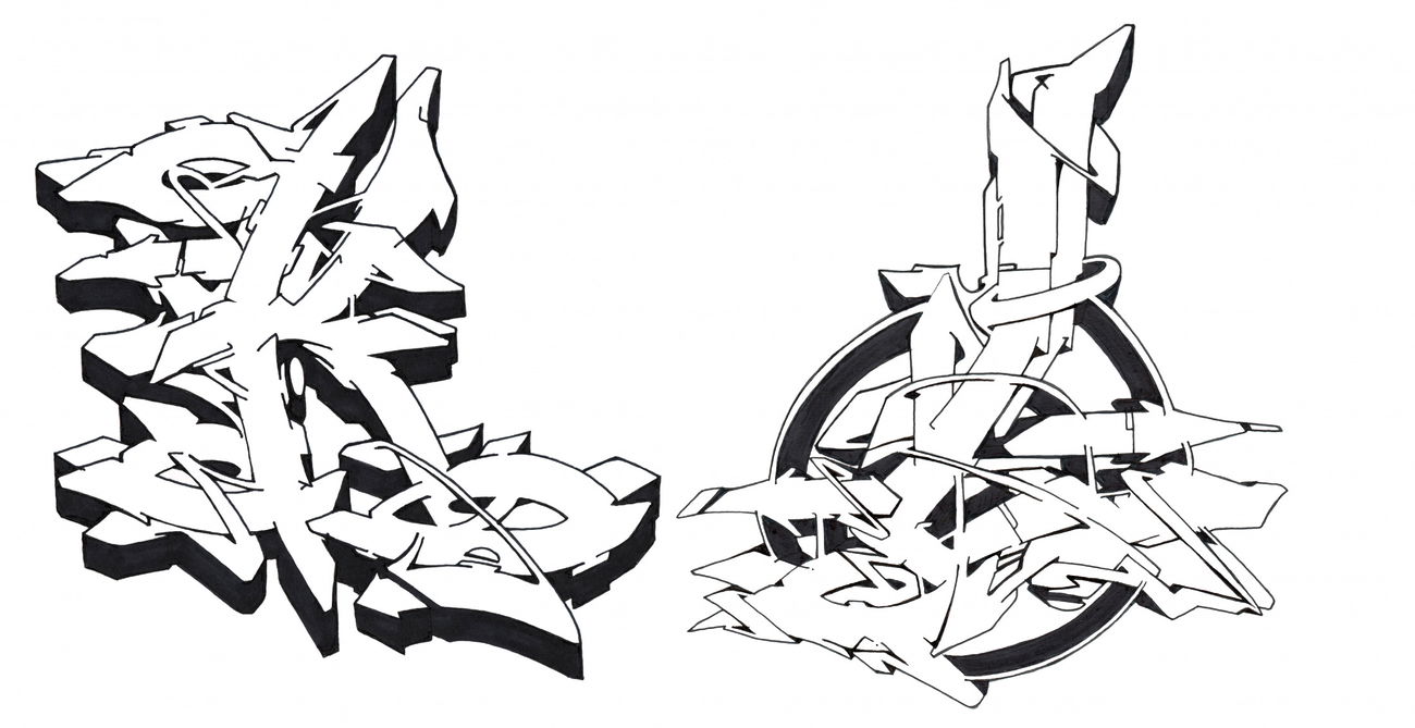Graffiti Sketch - Photo by Hosh