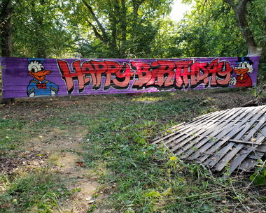 Graffiti Wall - Photo by Hosh - happybirthday, cellograff, hosh (2018)