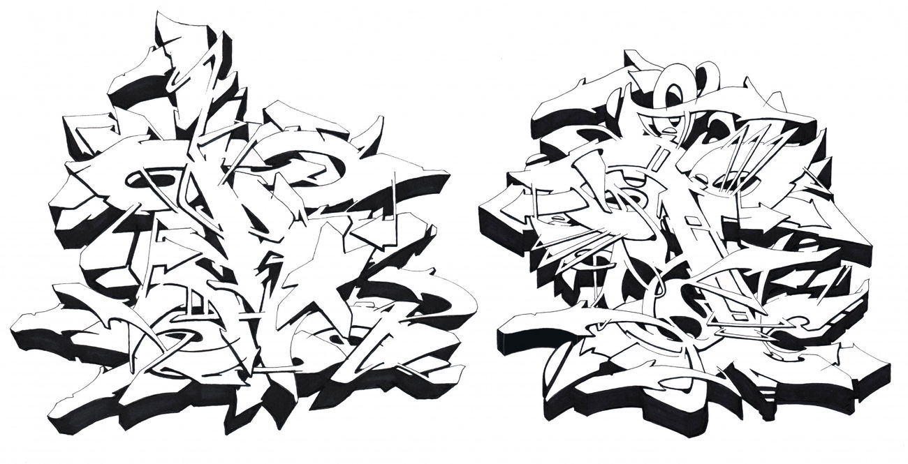 Graffiti Sketch - Photo by Hosh