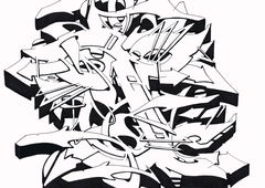 Graffiti Sketch - Photo by Hosh - Graffiti, J (2021)
