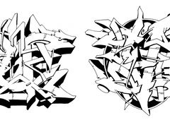 Graffiti Sketch - Photo by Hosh