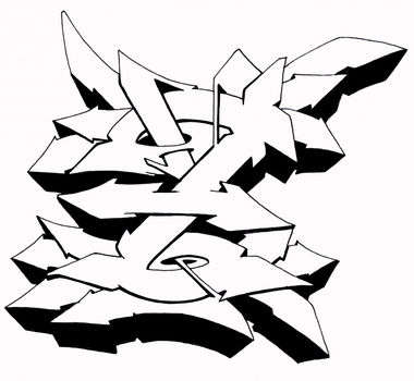 Graffiti Sketch - Photo by Hosh - Graffiti, Z (2021)