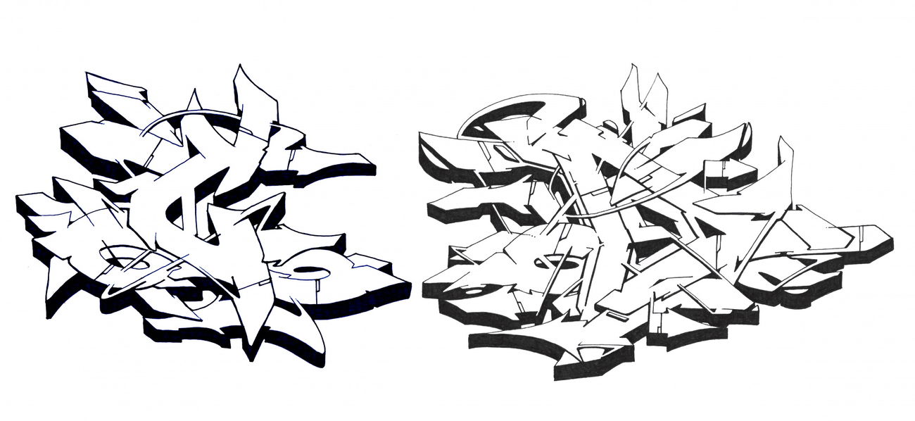 Graffiti Sketch - Photo by Hosh