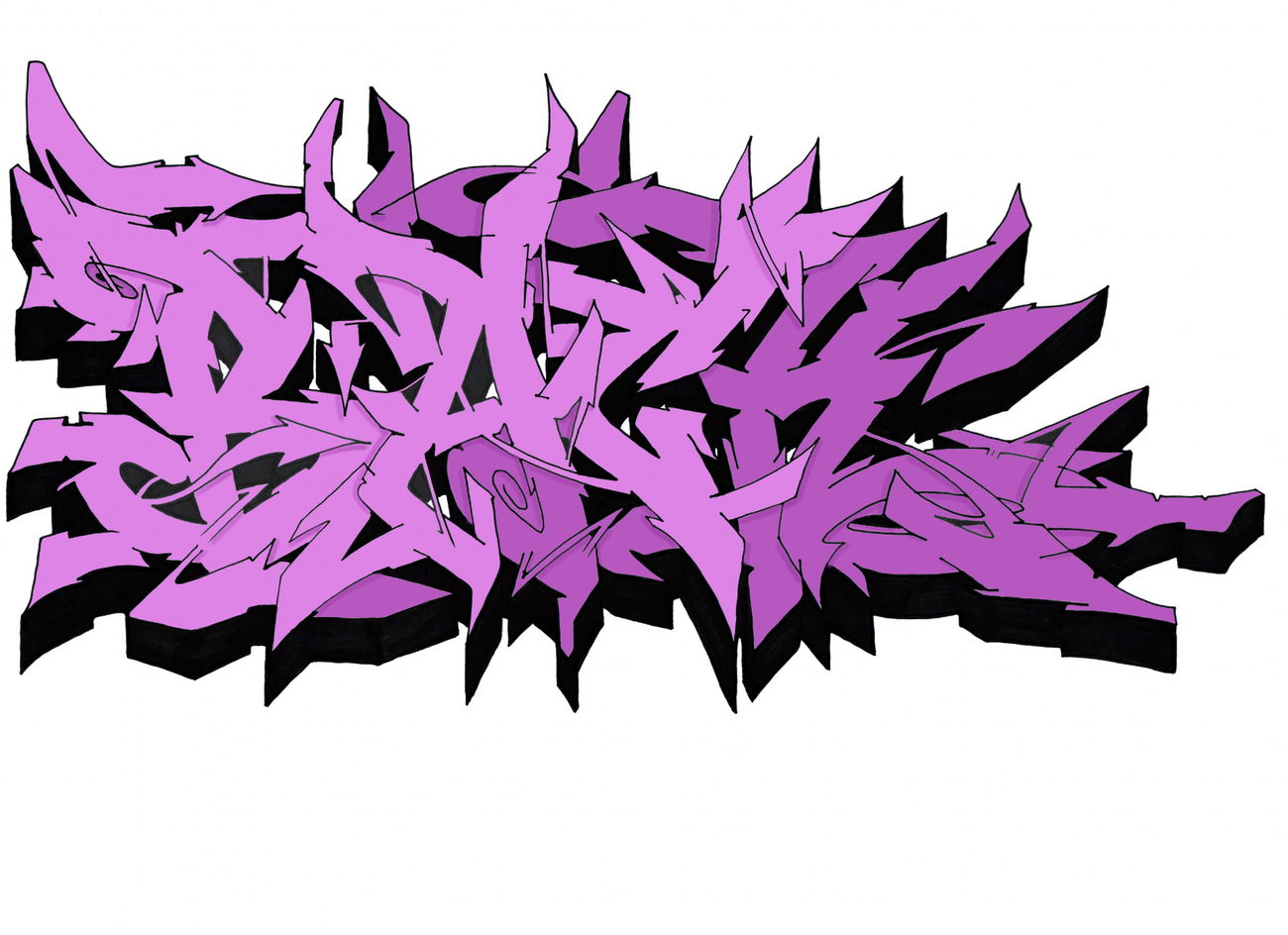 Graffiti Sketch - Photo by Hosh (2022)