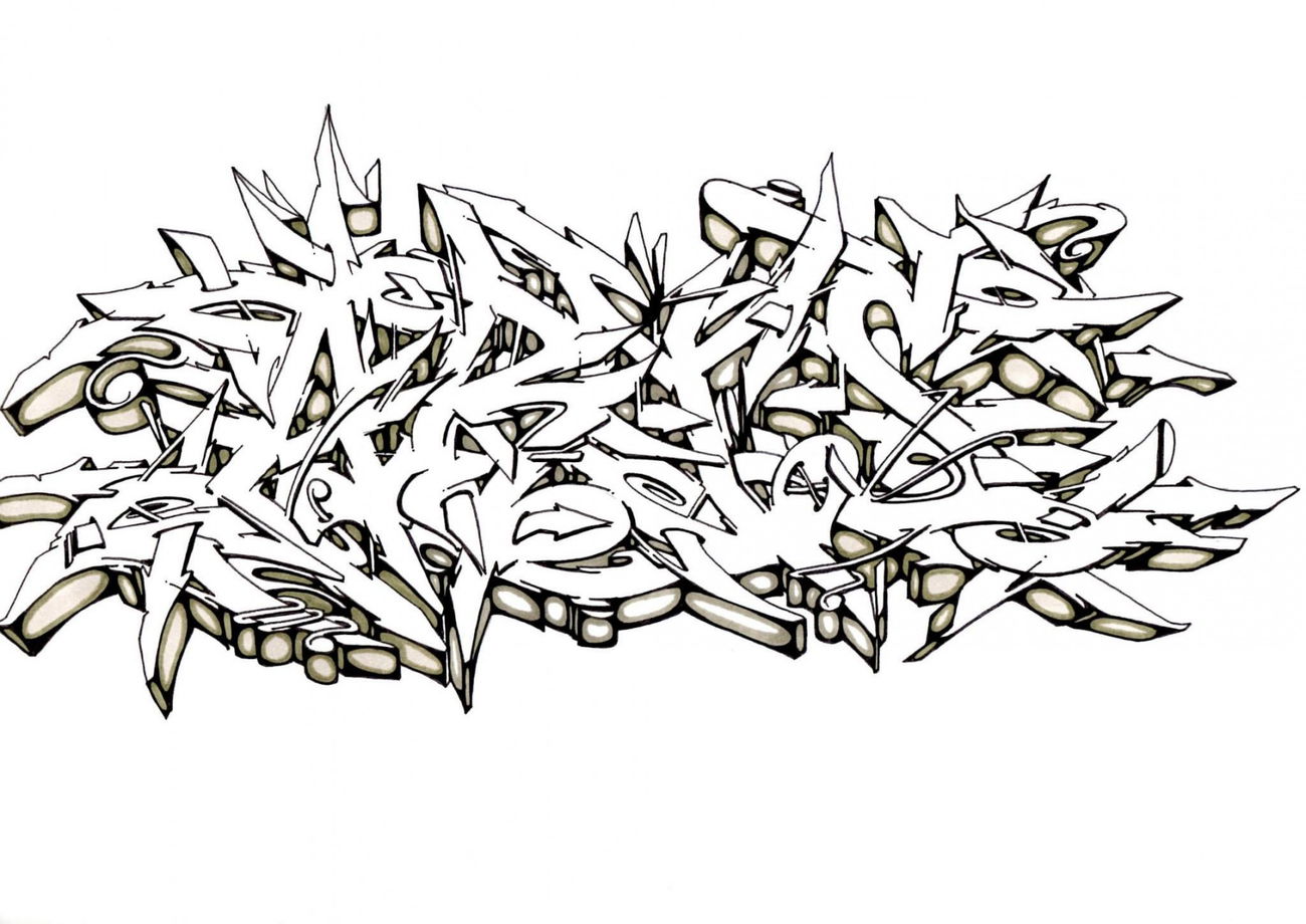 Graffiti Sketch - Photo by Hosh