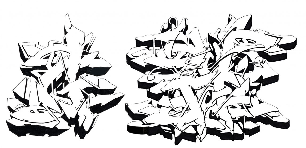 Graffiti Sketch - Photo by Hosh