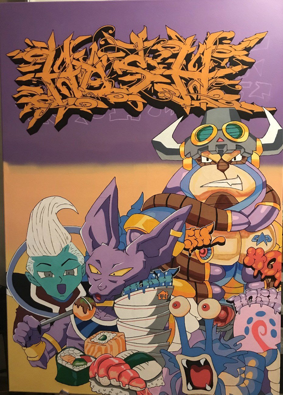 Graffiti Sketch - Photo by Hosh