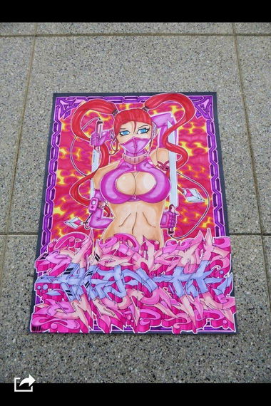 Graffiti Sketch - Photo by Hosh - Hosh (2015)