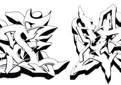 Graffiti Sketch - Photo by Hosh