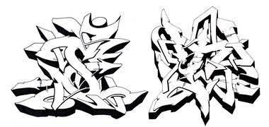 Graffiti Sketch - Photo by Hosh