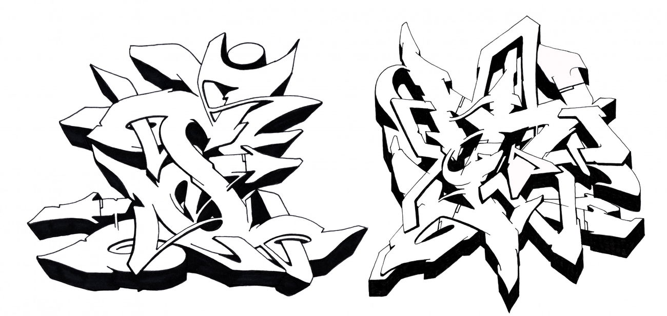 Graffiti Sketch - Photo by Hosh