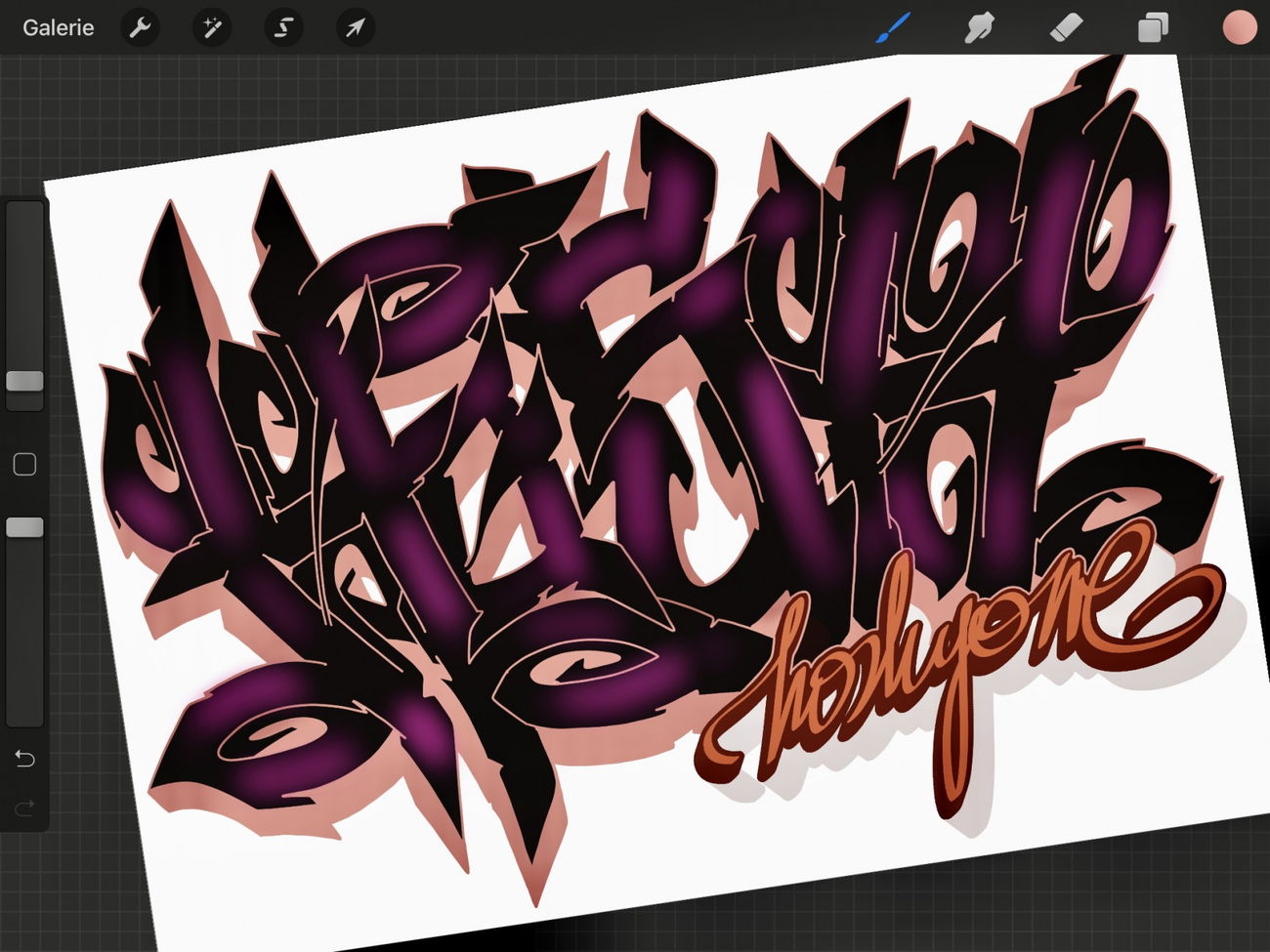 Graffiti Sketch - Photo by Hosh (2021)