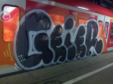 Graffiti Train - Photo by Hotrider