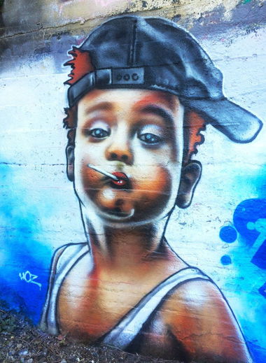 Graffiti Street Art - Photo by Hoz - graffiti, cap, redhead (2025)