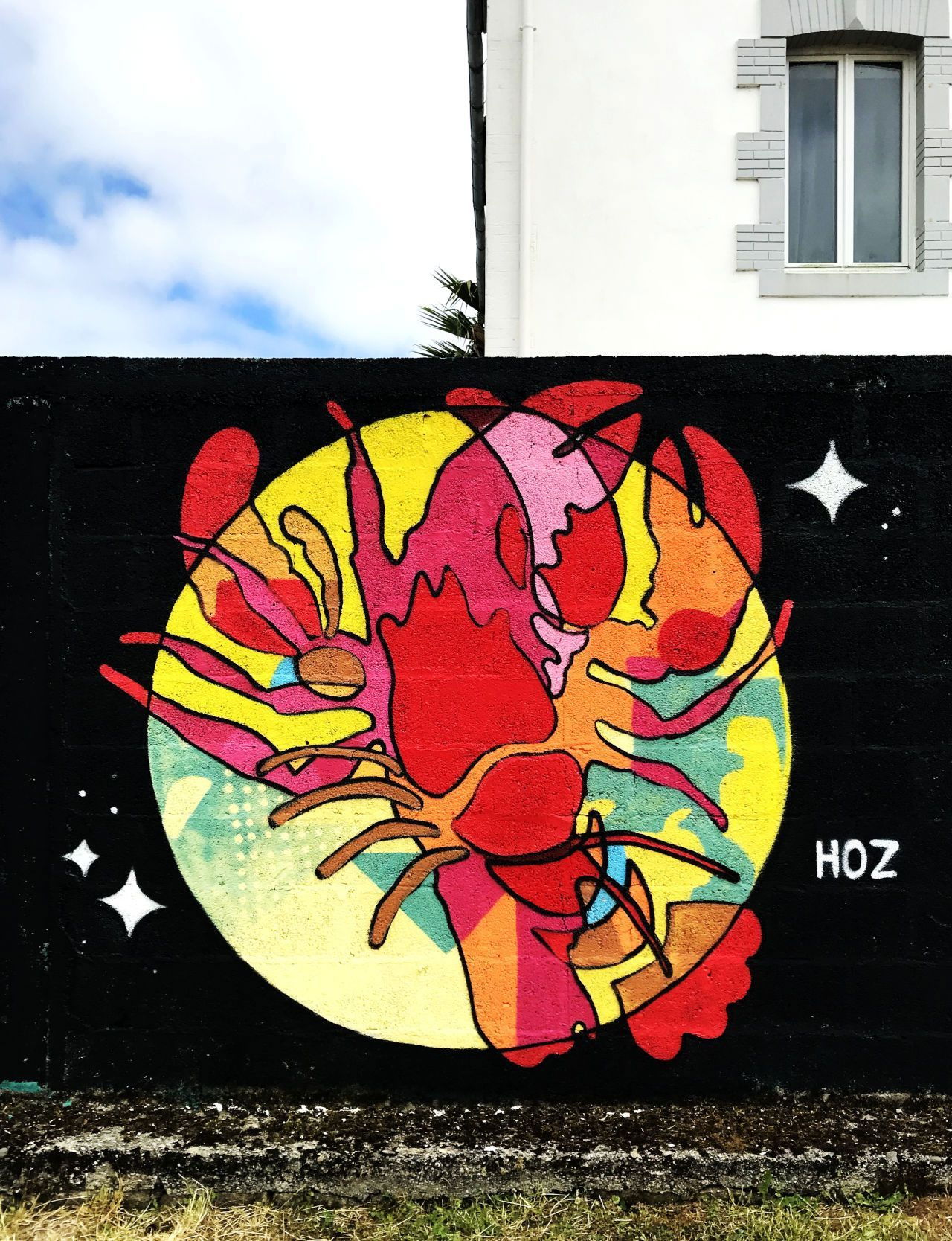 Graffiti Wall - Photo by Hoz - abstractart, streetart, lobster (2025)