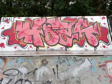 Graffiti Wall - Photo by HozaOne - hoza, emu