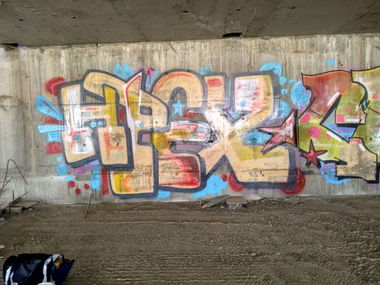 Graffiti Wall in Dubaj - Photo by Hpex - dubai, hpex (2018)