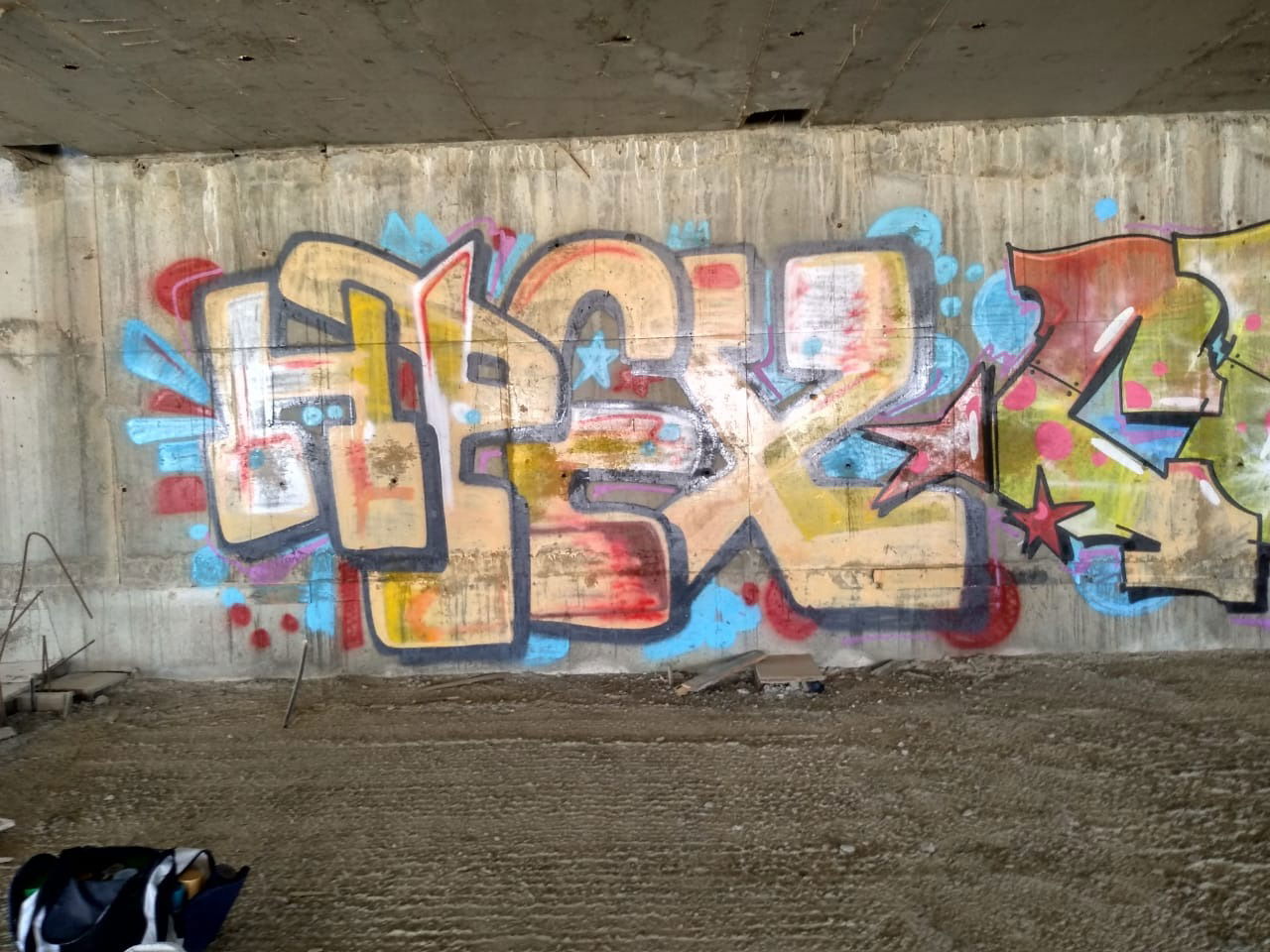 Graffiti Wall in Dubaj - Photo by Hpex - dubai, hpex (2018)