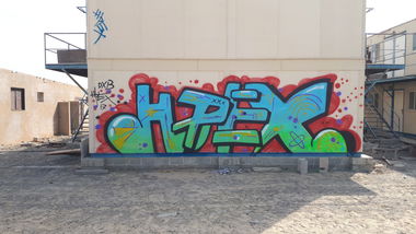 Graffiti Wall in Dubaj - Photo by Hpex - hpex (2017)