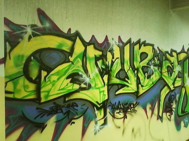 Graffiti Wall - Photo by HubaOne - Huba (2008)