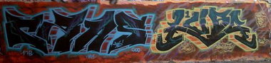 Graffiti Wall - Photo by HubaOne - Cras, Huba (2009)