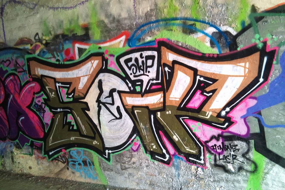 Graffiti Wall - Photo by HubaOne - Skip (2012)