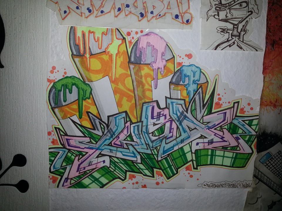 Graffiti Sketch - Photo by HubaOne - Huba (2012)